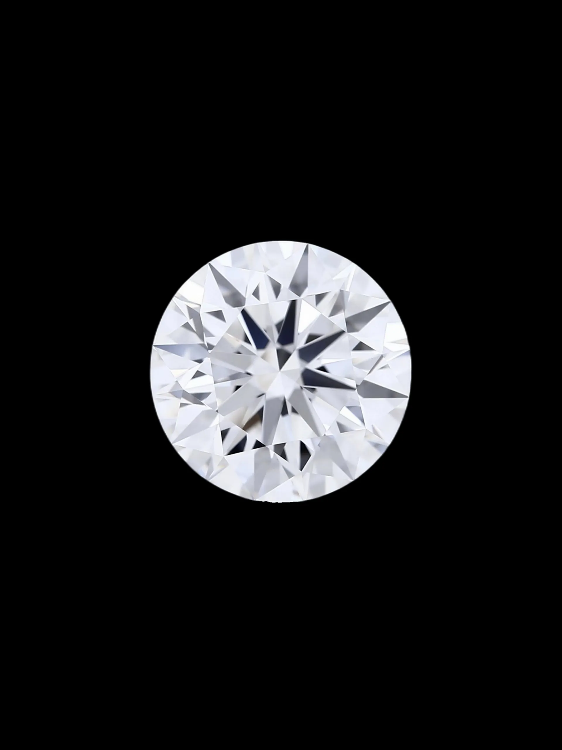 Ultra-Ideal™ cut round brilliant diamond, showing total light return